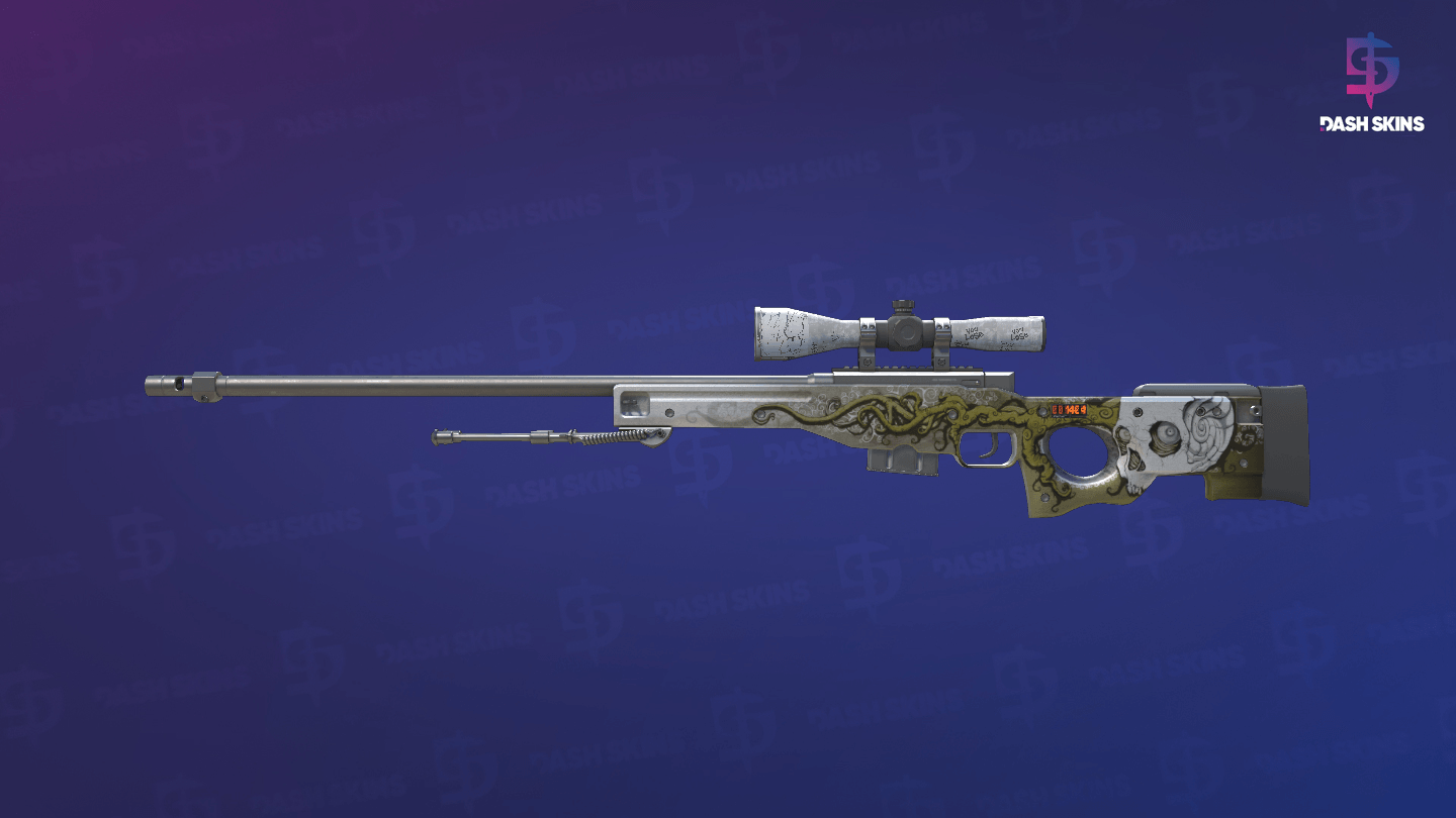 StatTrak™ AWP | Worm God (Minimal Wear) Screenshot Playside