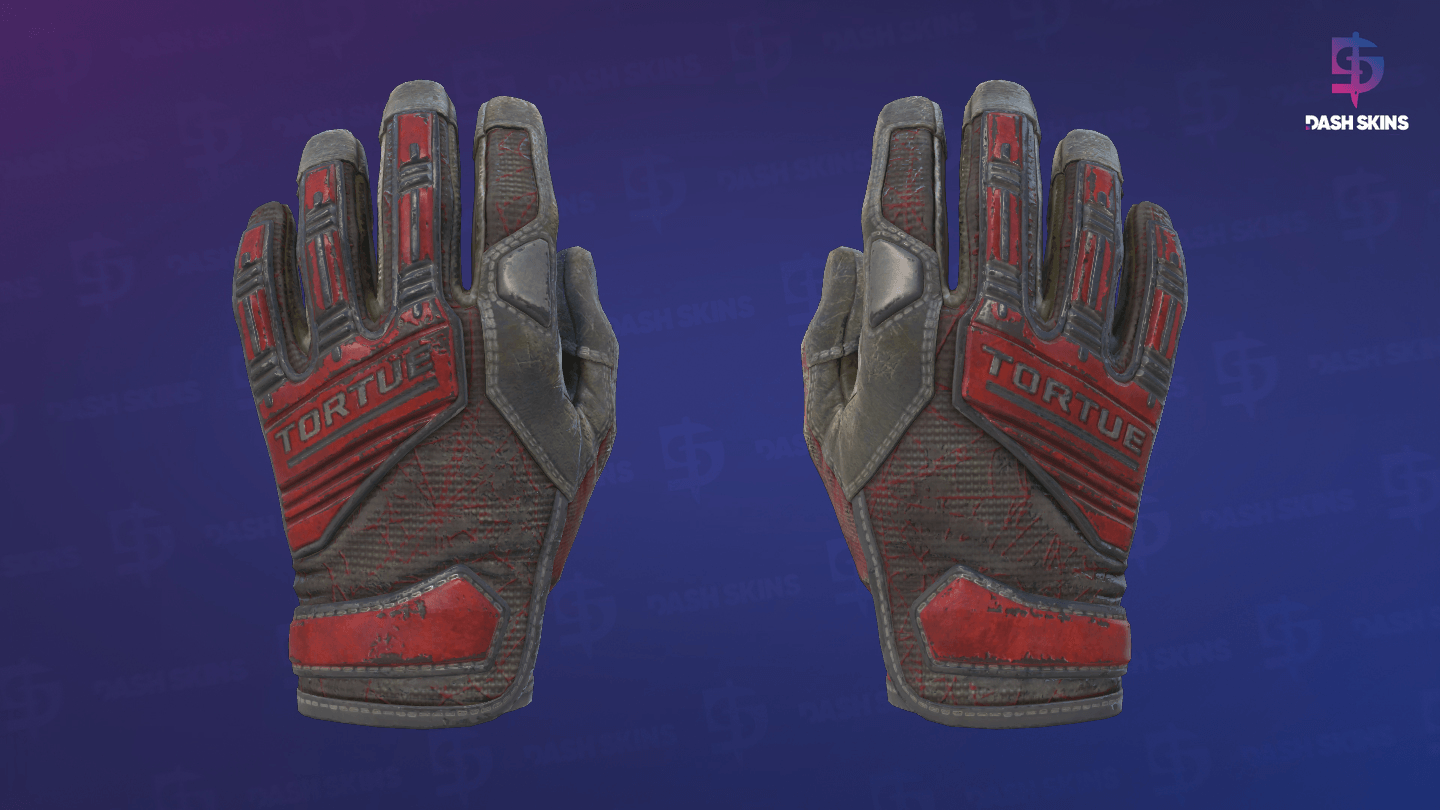 ★ Specialist Gloves | Crimson Web (Battle-Scarred) Screenshot Playside