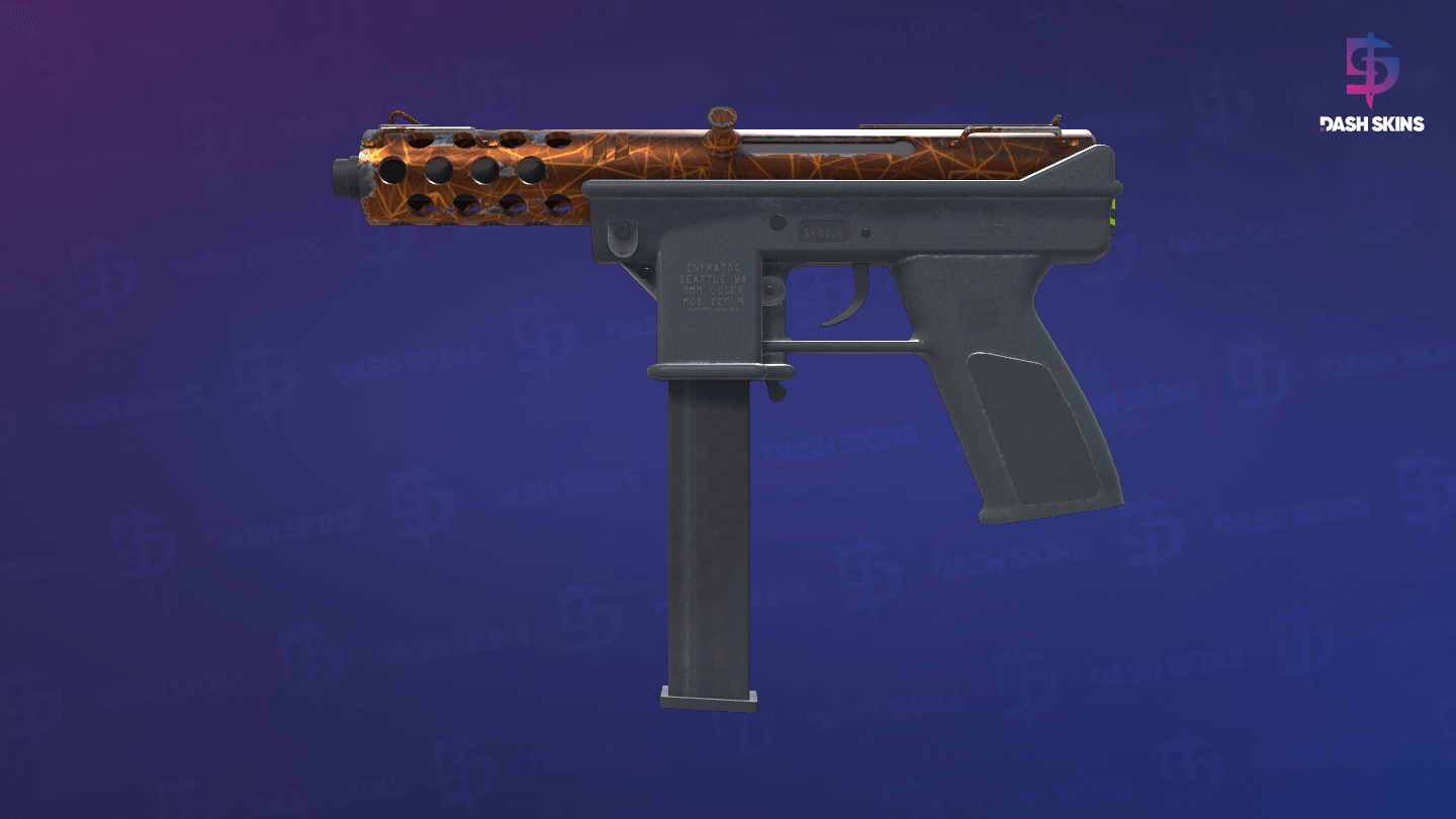 Tec-9 | Red Quartz (Minimal Wear) Screenshot Playside