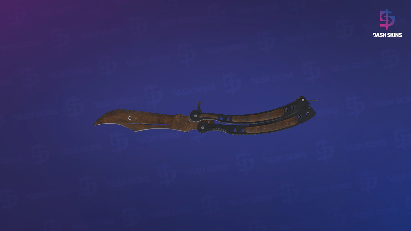 ★ StatTrak™ Butterfly Knife | Rust Coat (Battle-Scarred) Screenshot Playside