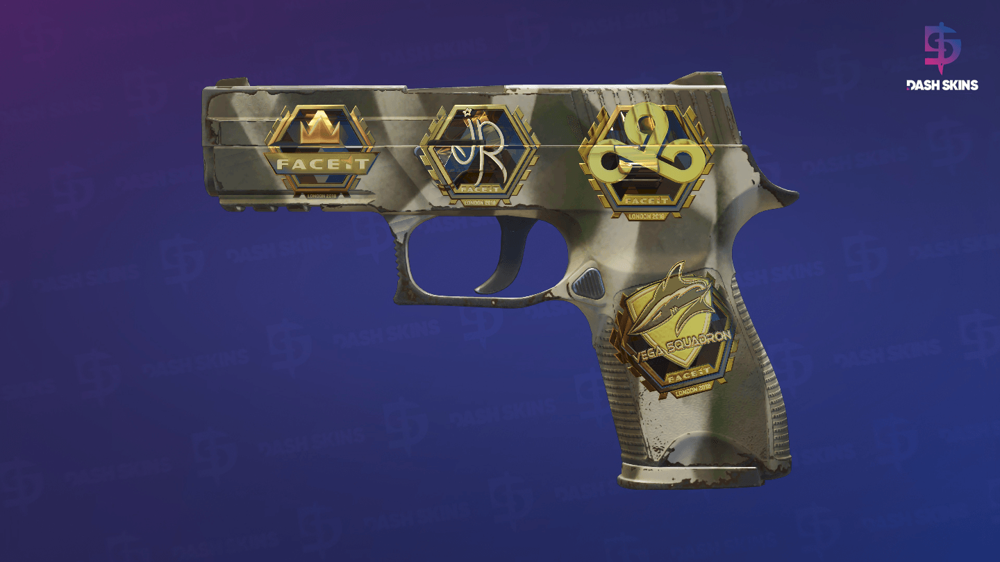Souvenir P250 | Bone Mask (Minimal Wear) Screenshot Playside