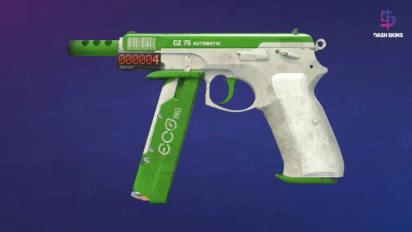 StatTrak™ CZ75-Auto | Eco (Well-Worn) Screenshot Playside