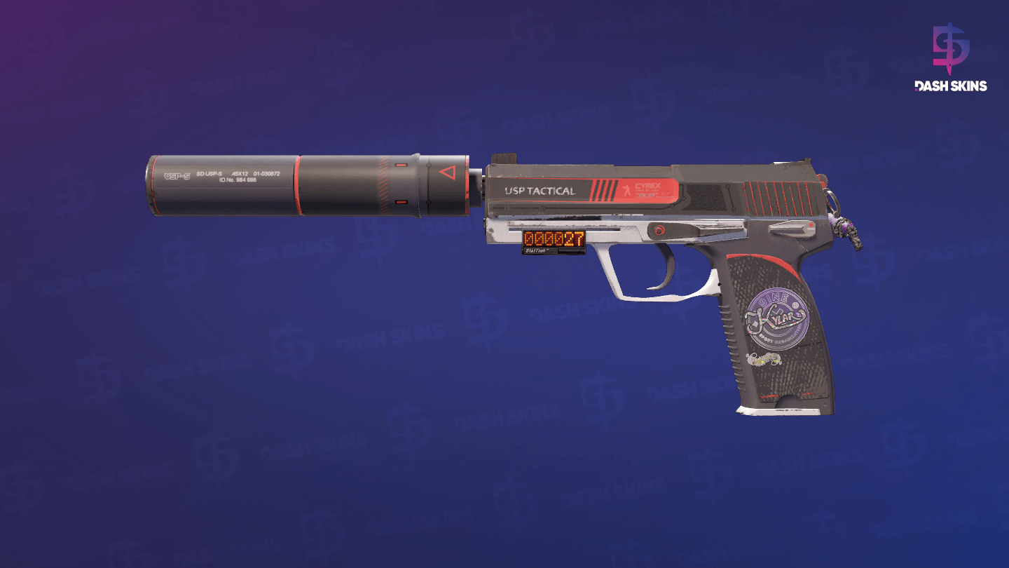 StatTrak™ USP-S | Cyrex (Minimal Wear) Screenshot Playside