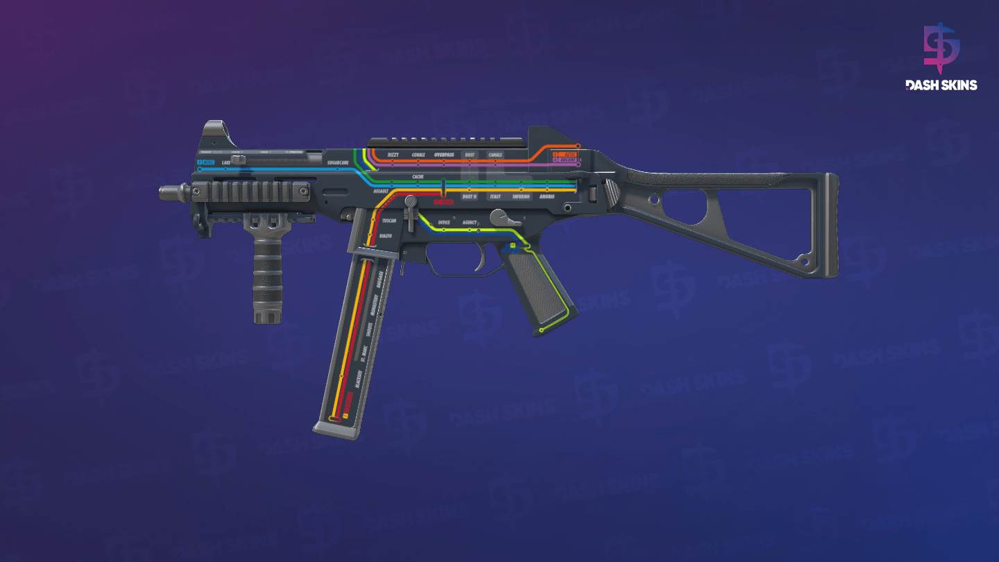 UMP-45 | Late Night Transit (Factory New) Screenshot Playside