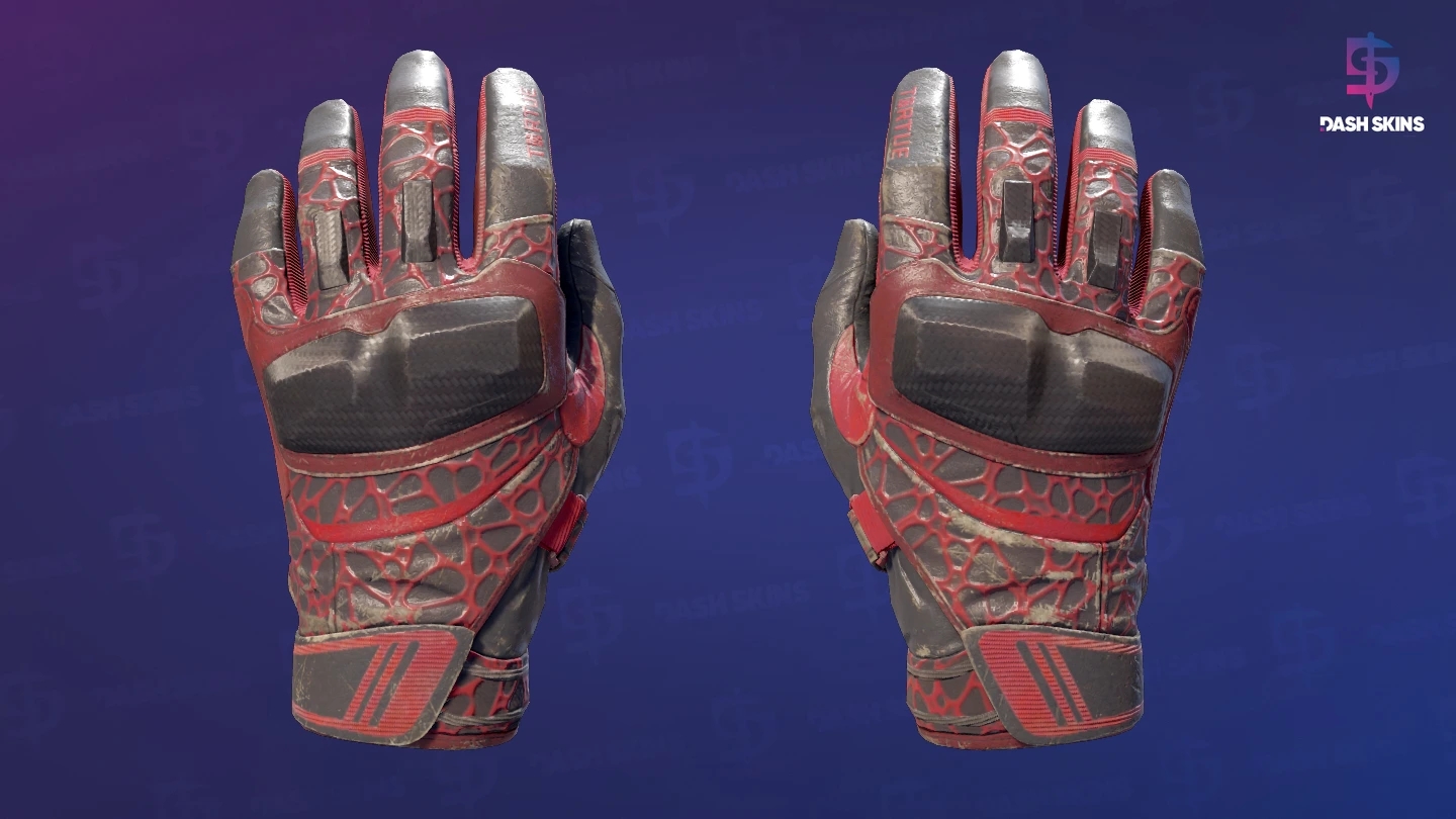 ★ Moto Gloves | Blood Pressure (Well-Worn) Screenshot Playside