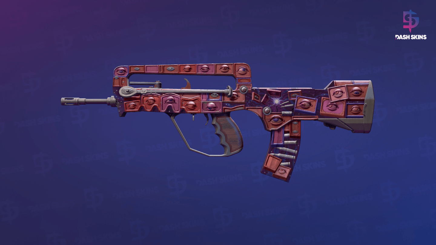 FAMAS | Rapid Eye Movement (Well-Worn) Screenshot Playside