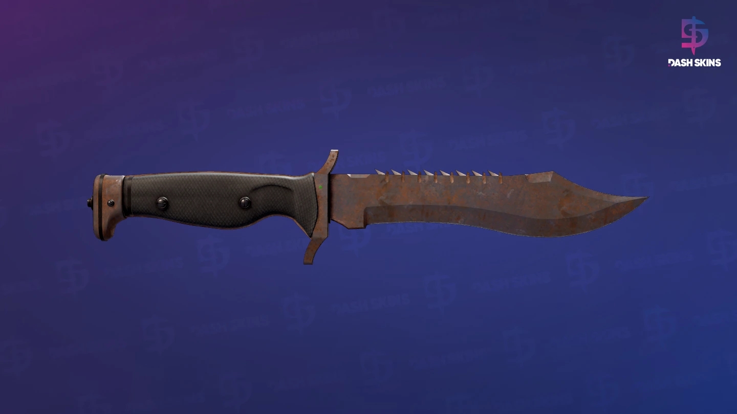 ★ Bowie Knife | Rust Coat (Battle-Scarred) Screenshot Playside