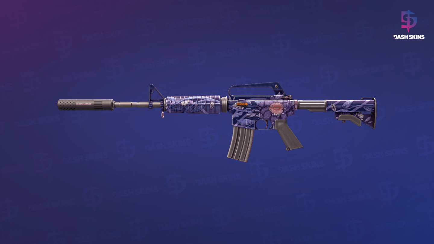 StatTrak™ M4A1-S | Black Lotus (Field-Tested) Screenshot Playside