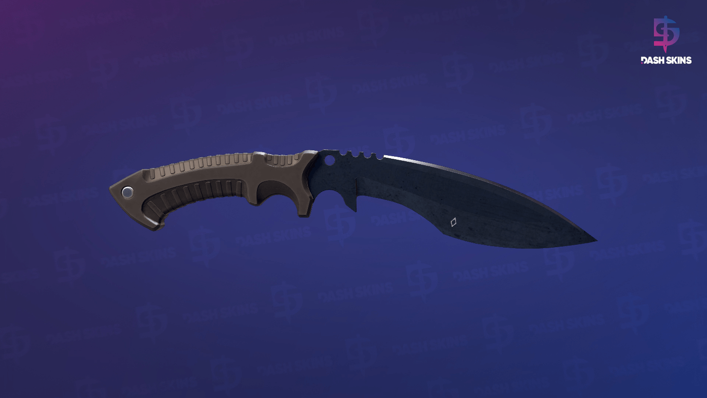 ★ StatTrak™ Kukri Knife | Blue Steel (Well-Worn) Screenshot Playside