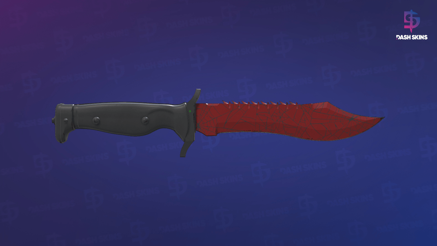 ★ Bowie Knife | Crimson Web (Field-Tested) Screenshot Playside