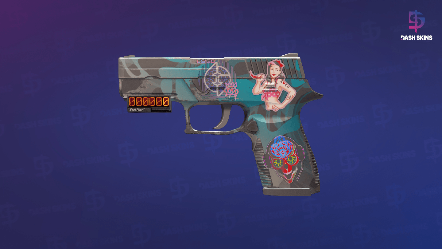 StatTrak™ P250 | Ripple (Field-Tested) Screenshot Playside