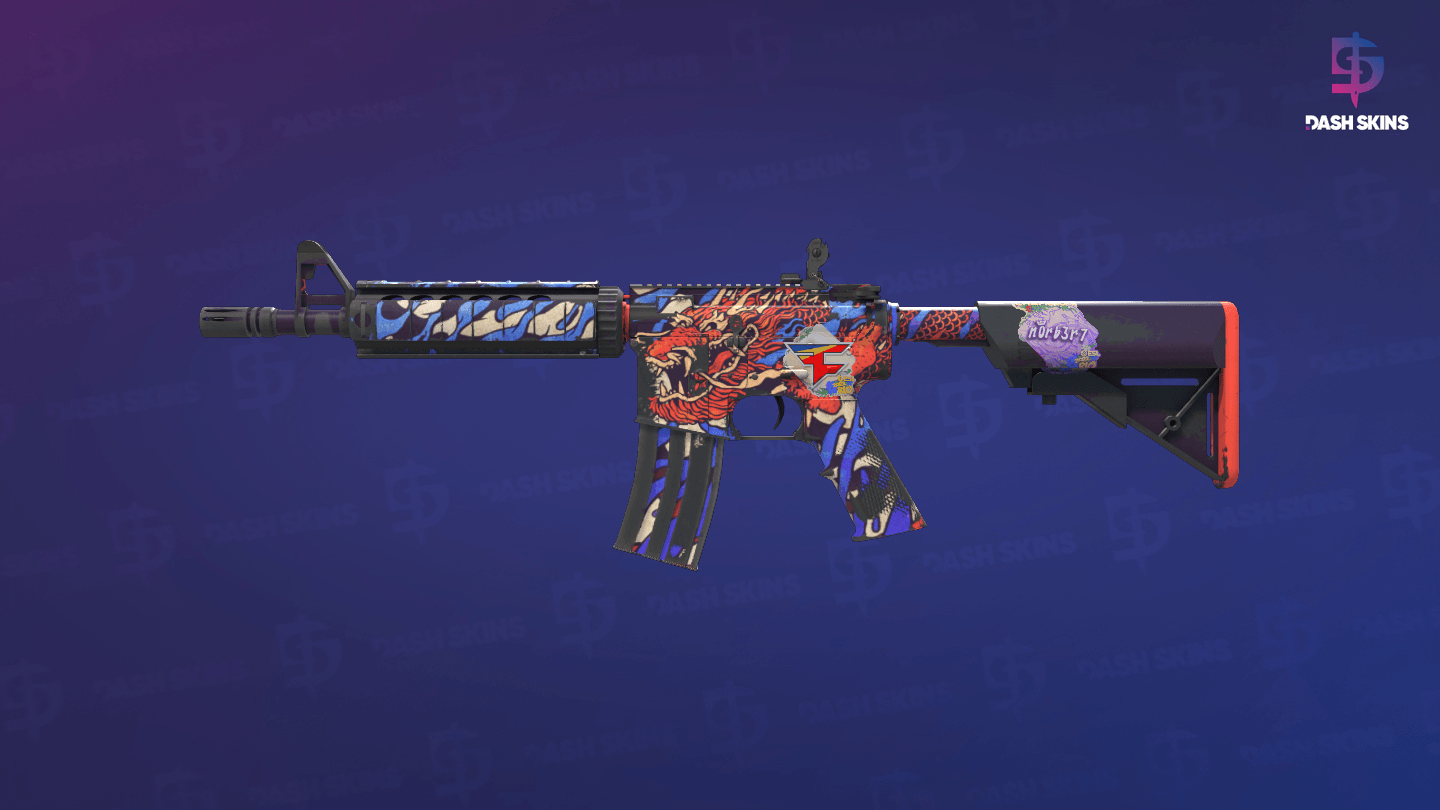 M4A4 | 龍王 (Dragon King) (Field-Tested) Screenshot Playside