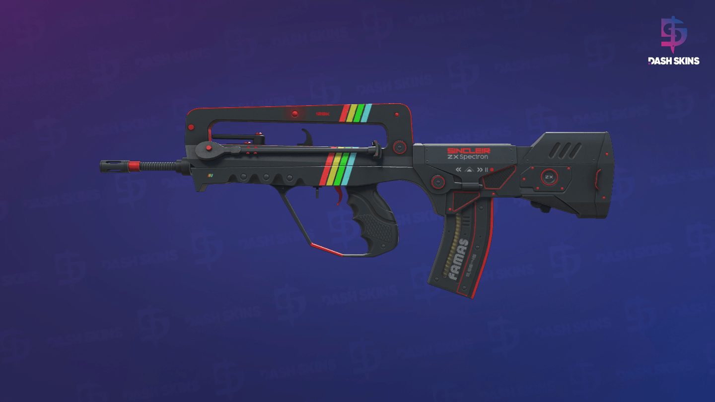 FAMAS | ZX Spectron (Battle-Scarred) Screenshot Playside