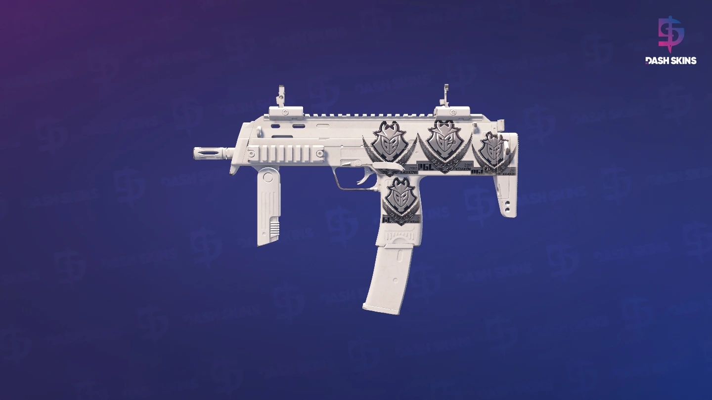 MP7 | Whiteout (Minimal Wear) Screenshot Playside