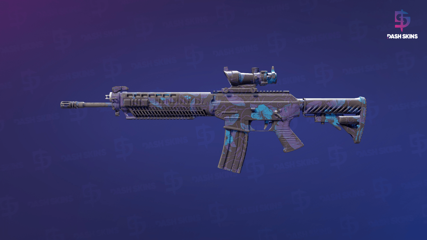 SG 553 | Aloha (Field-Tested) Screenshot Playside