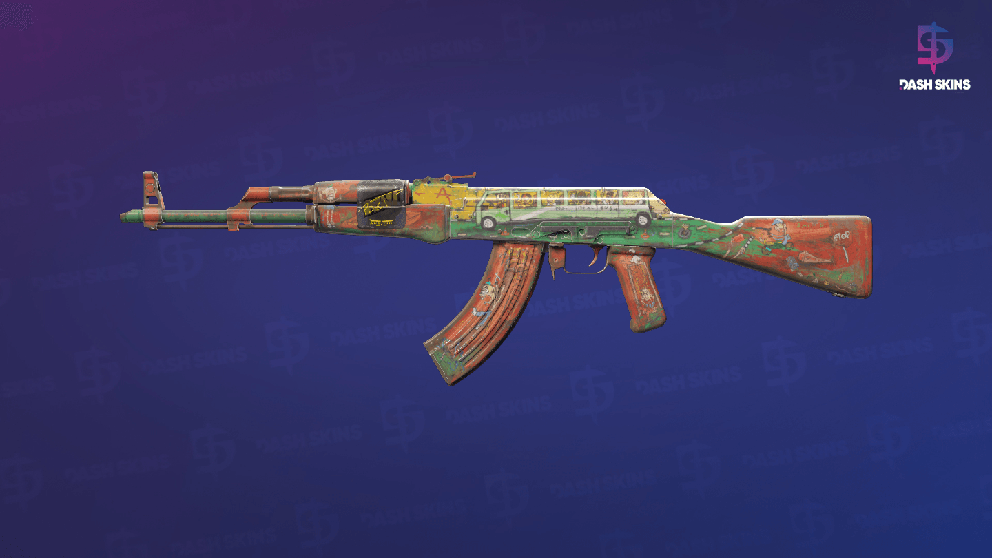AK-47 | The Outsiders (Battle-Scarred) Screenshot Playside