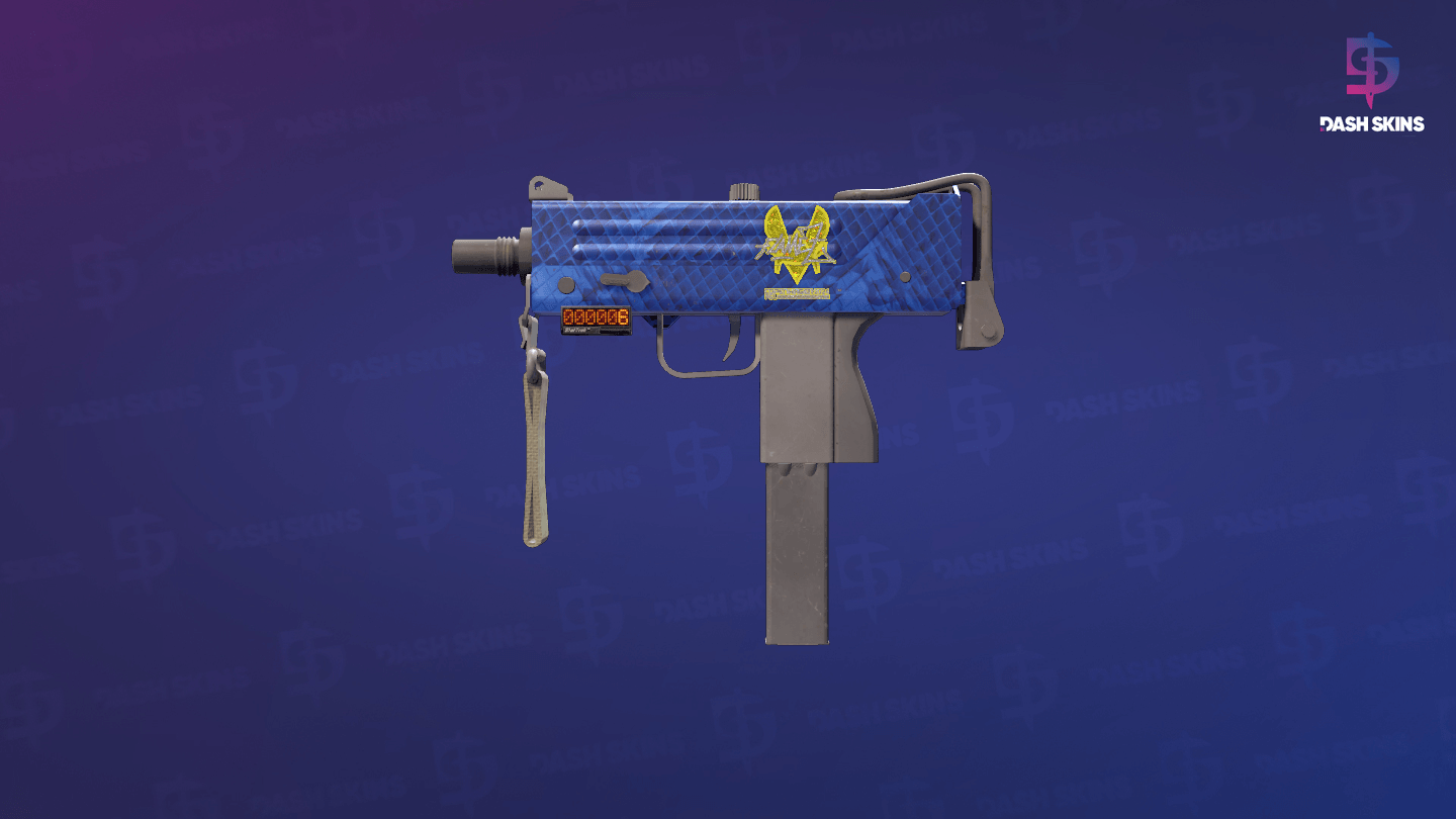 StatTrak™ MAC-10 | Lapis Gator (Field-Tested) Screenshot Playside