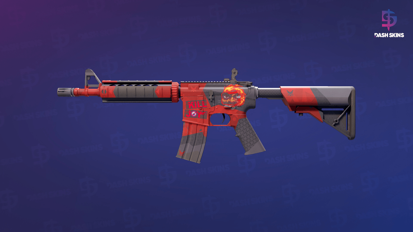 M4A4 | Evil Daimyo (Minimal Wear) Screenshot Playside