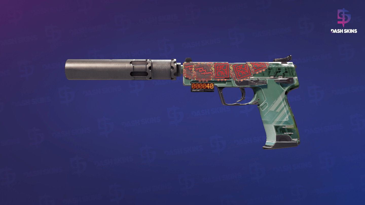 StatTrak™ USP-S | PC-GRN (Minimal Wear) Screenshot Playside