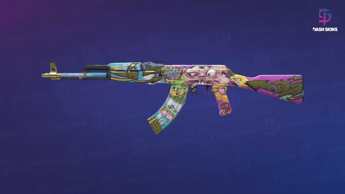 AK-47 | B the Monster (Minimal Wear) Screenshot Playside