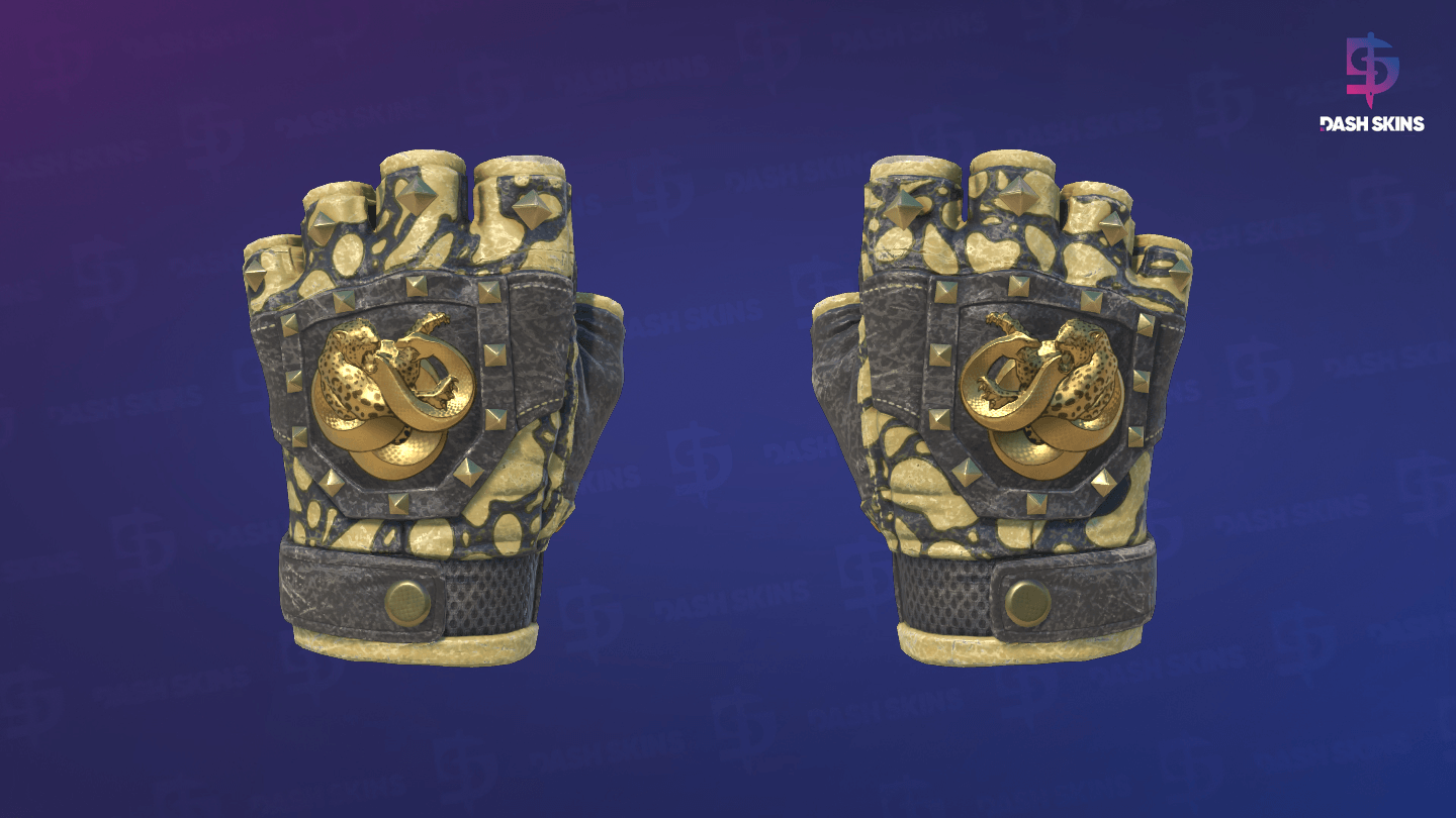 ★ Broken Fang Gloves | Yellow-banded (Well-Worn) Screenshot Playside