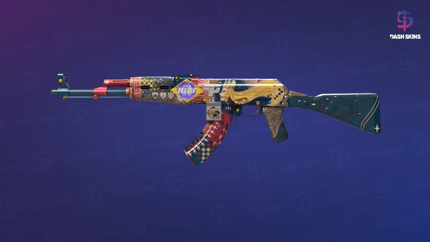 StatTrak™ AK-47 | The Empress (Well-Worn) Screenshot Playside