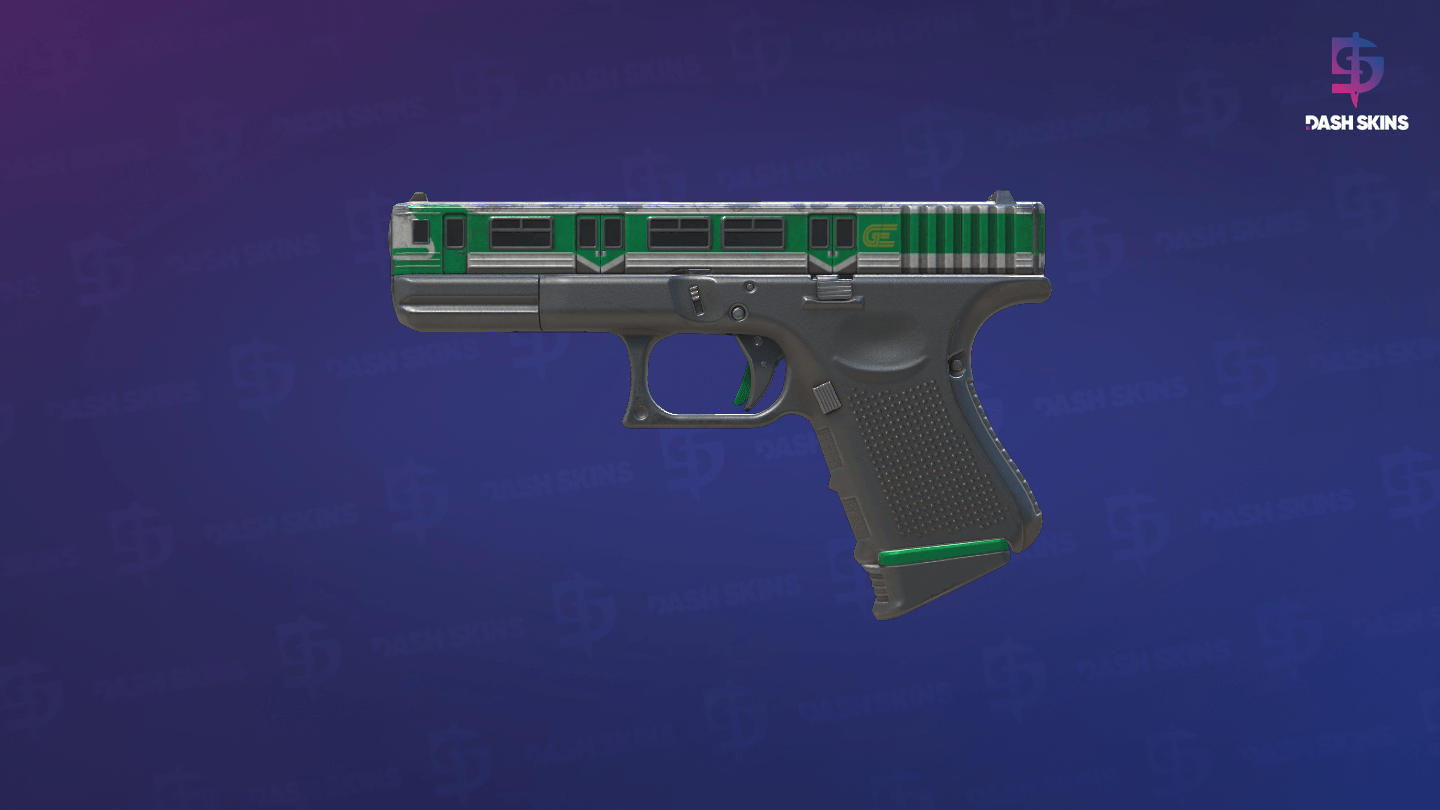 Glock-18 | Green Line (Minimal Wear) Screenshot Playside