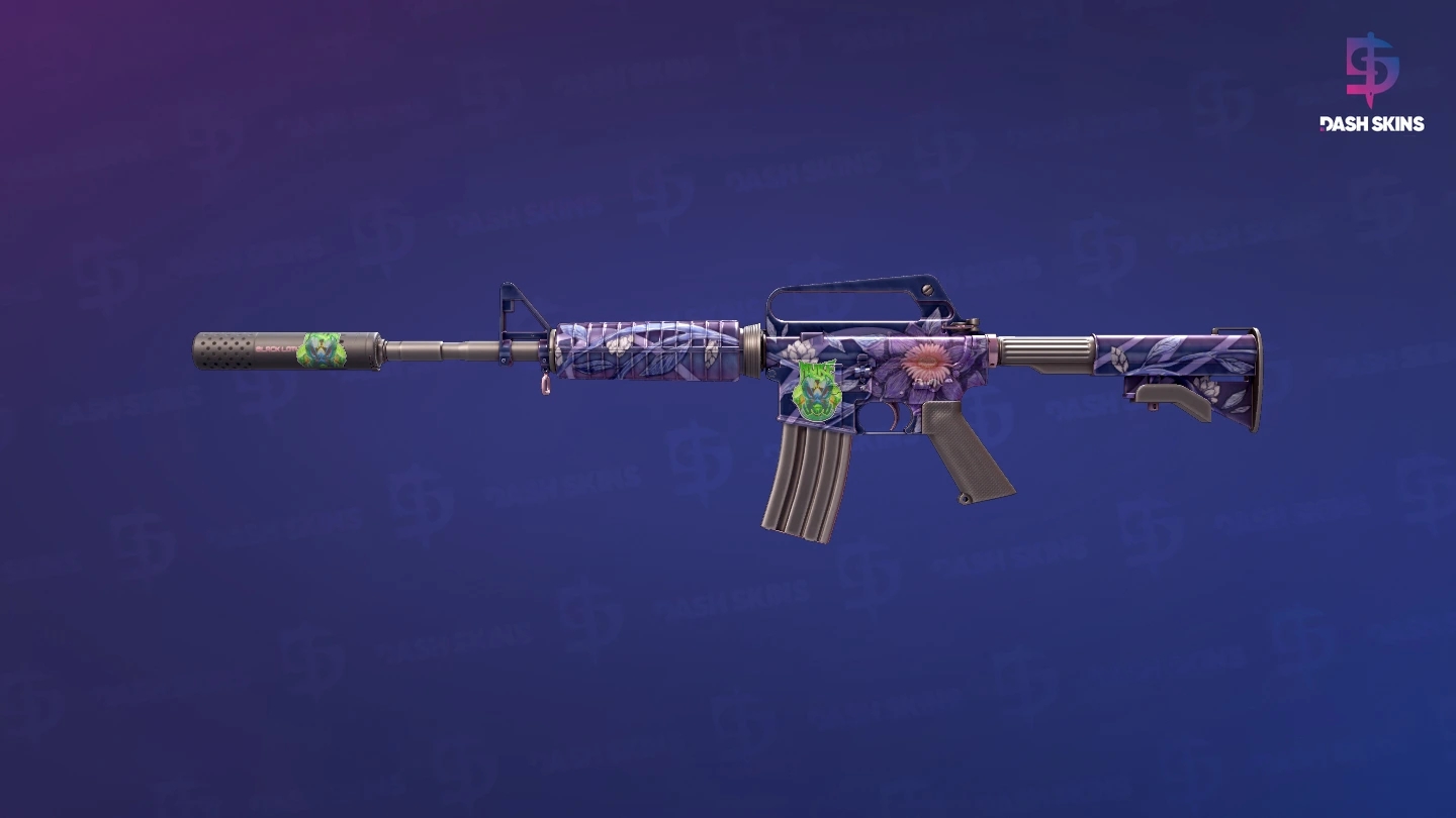 M4A1-S | Black Lotus (Minimal Wear) Screenshot Playside