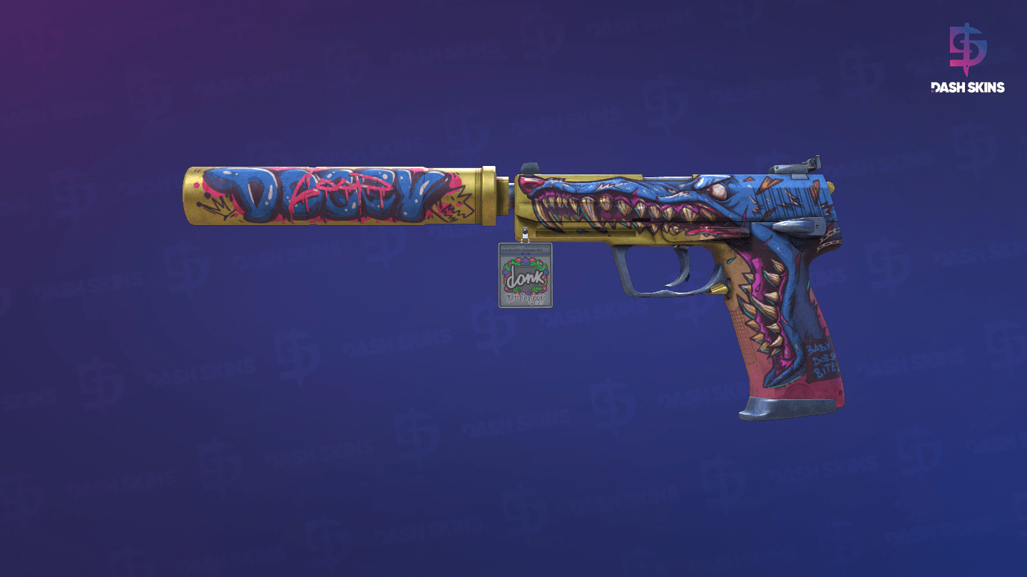 USP-S | Jawbreaker (Well-Worn) Screenshot Playside