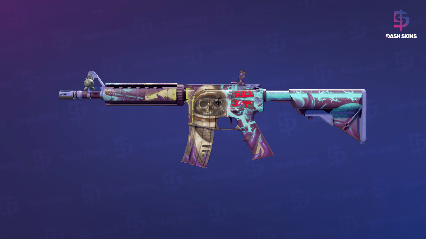 M4A4 | Desolate Space (Battle-Scarred) Screenshot Playside