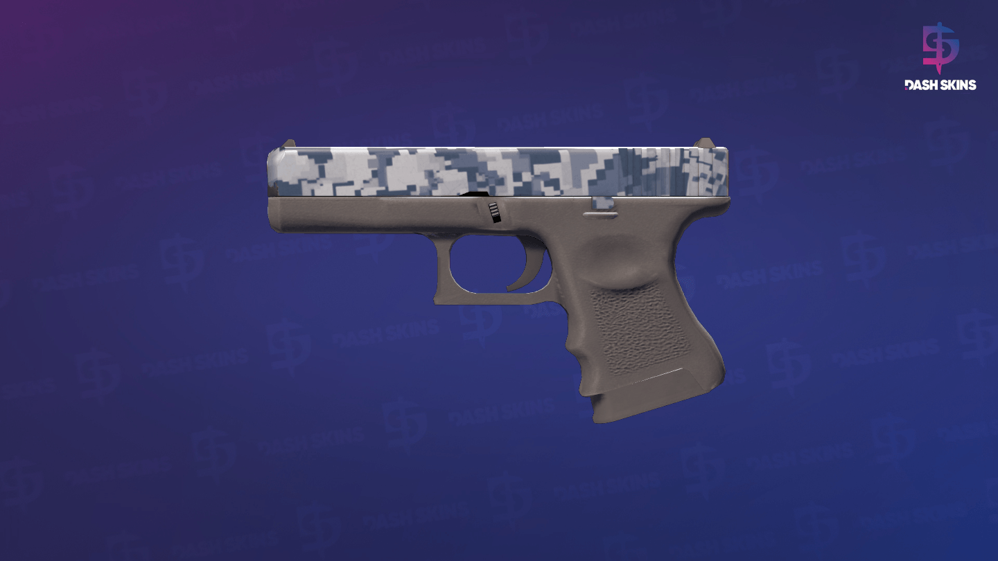 Glock-18 | Steel Disruption (Minimal Wear) Screenshot Playside
