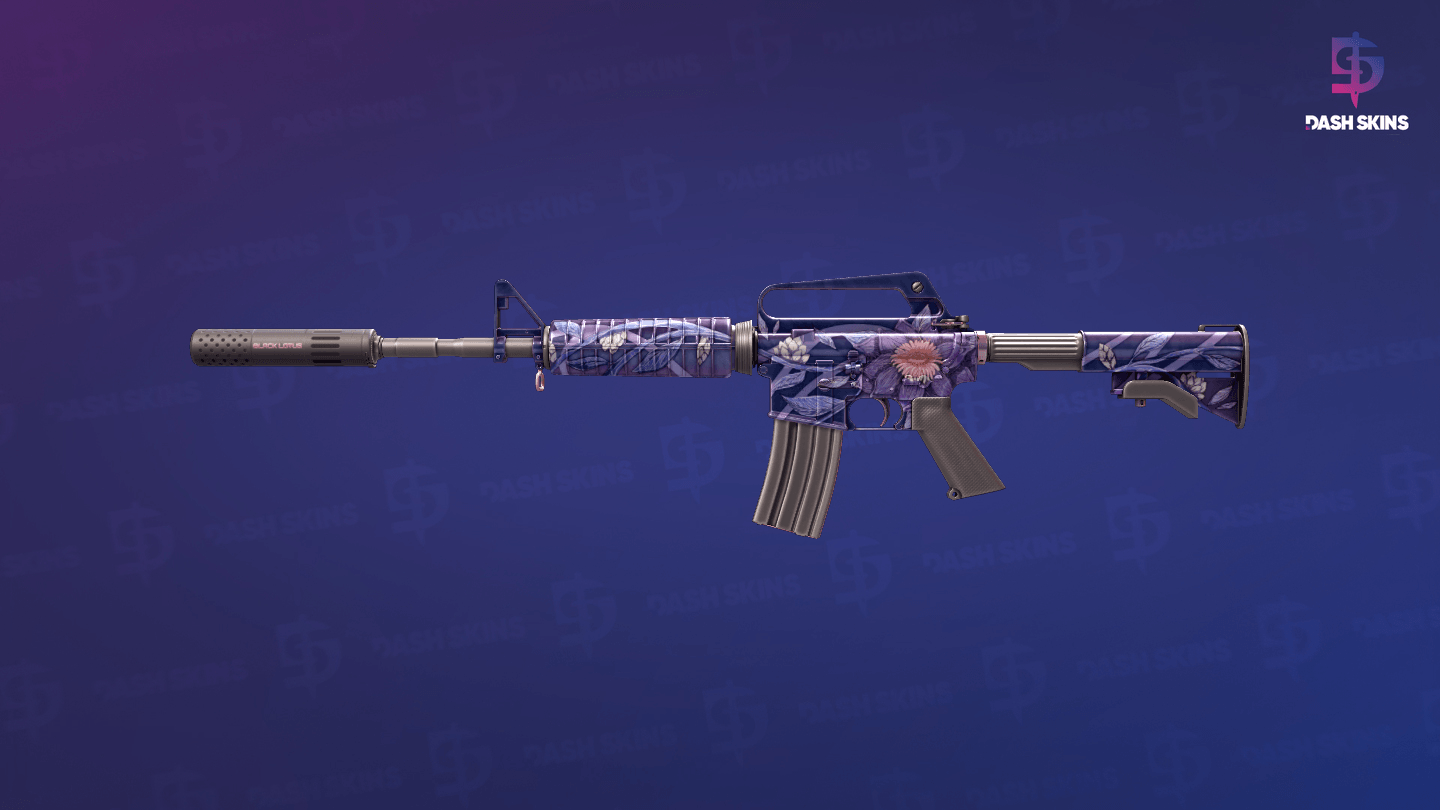 M4A1-S | Black Lotus (Minimal Wear) Screenshot Playside
