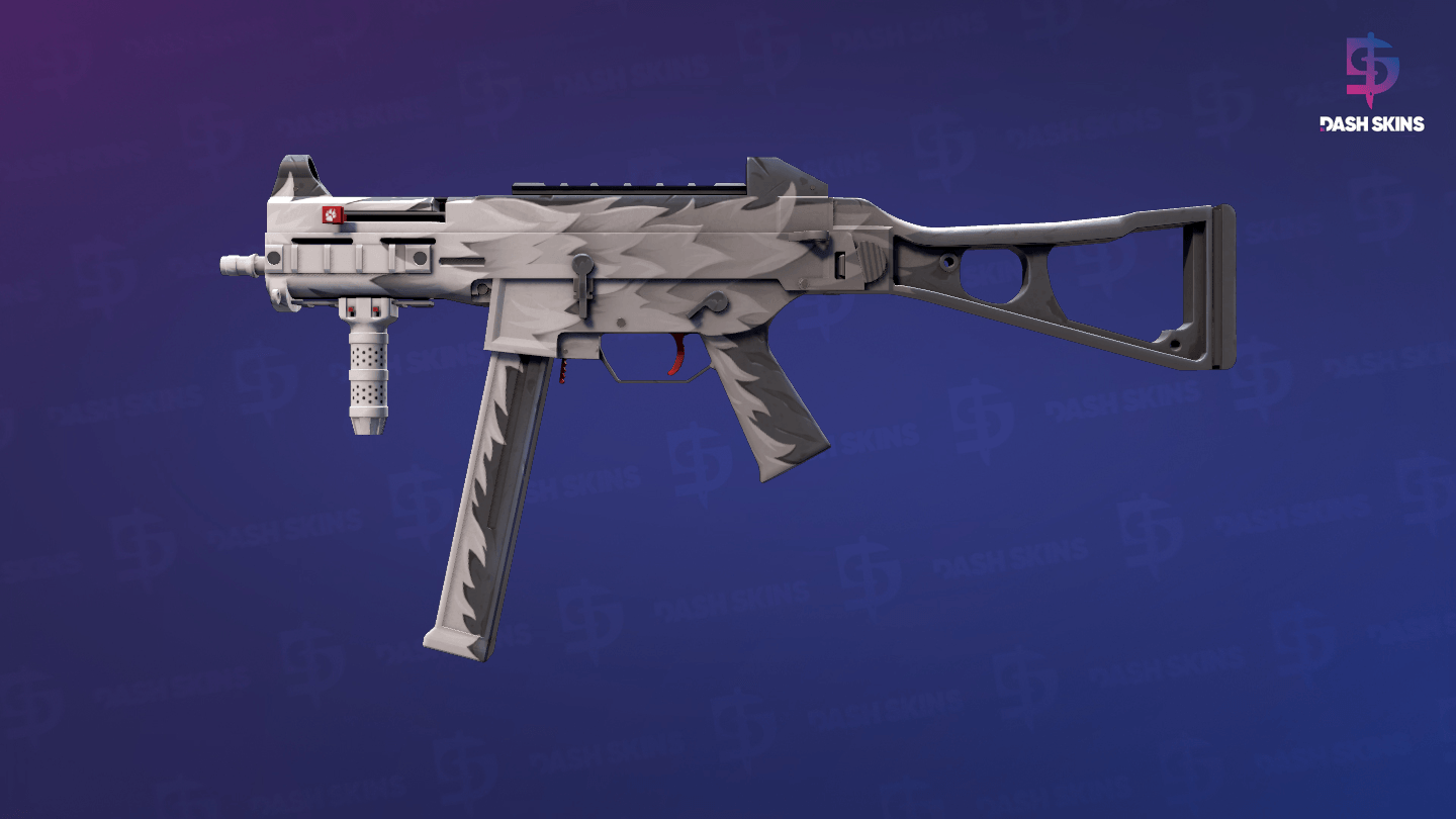 UMP-45 | Arctic Wolf (Minimal Wear) Screenshot Playside