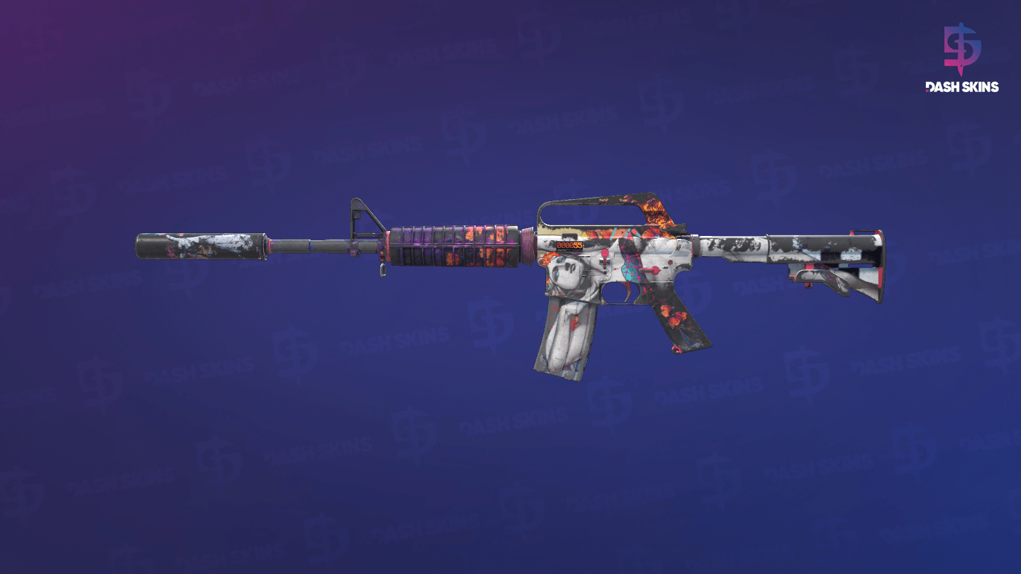 StatTrak™ M4A1-S | Vaporwave (Battle-Scarred) Screenshot Playside