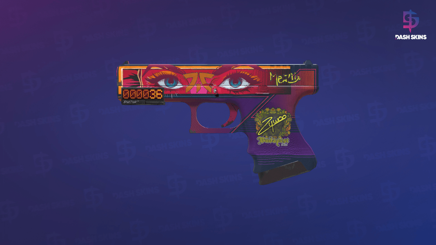 StatTrak™ Glock-18 | Vogue (Minimal Wear) Screenshot Playside