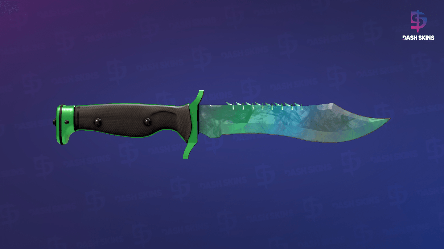 ★ Bowie Knife | Gamma Doppler (Factory New) - Phase 3 Screenshot Playside
