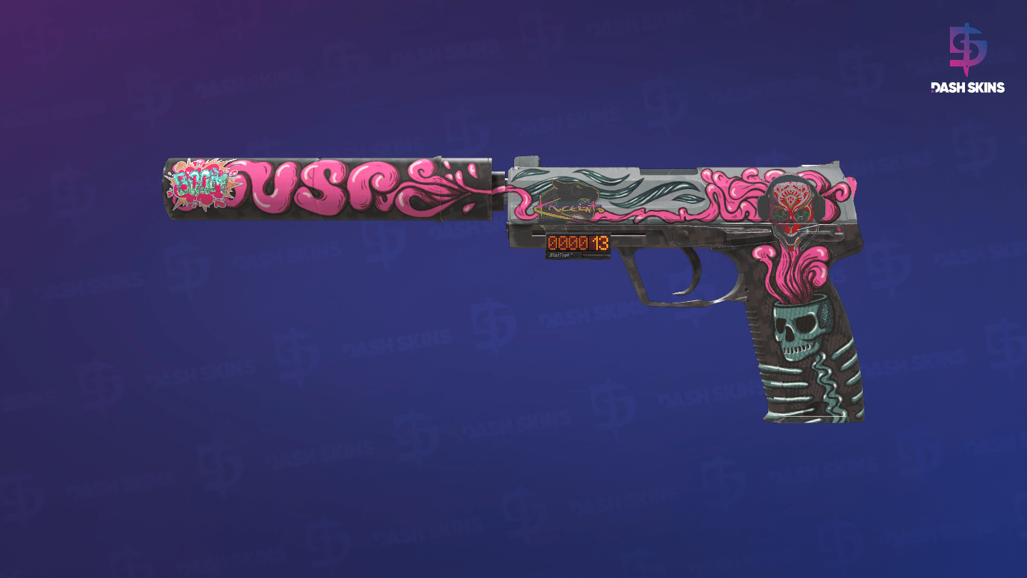 StatTrak™ USP-S | Cortex (Minimal Wear) Screenshot Playside