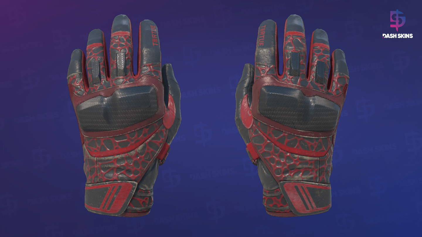 ★ Moto Gloves | Blood Pressure (Well-Worn) Screenshot Playside