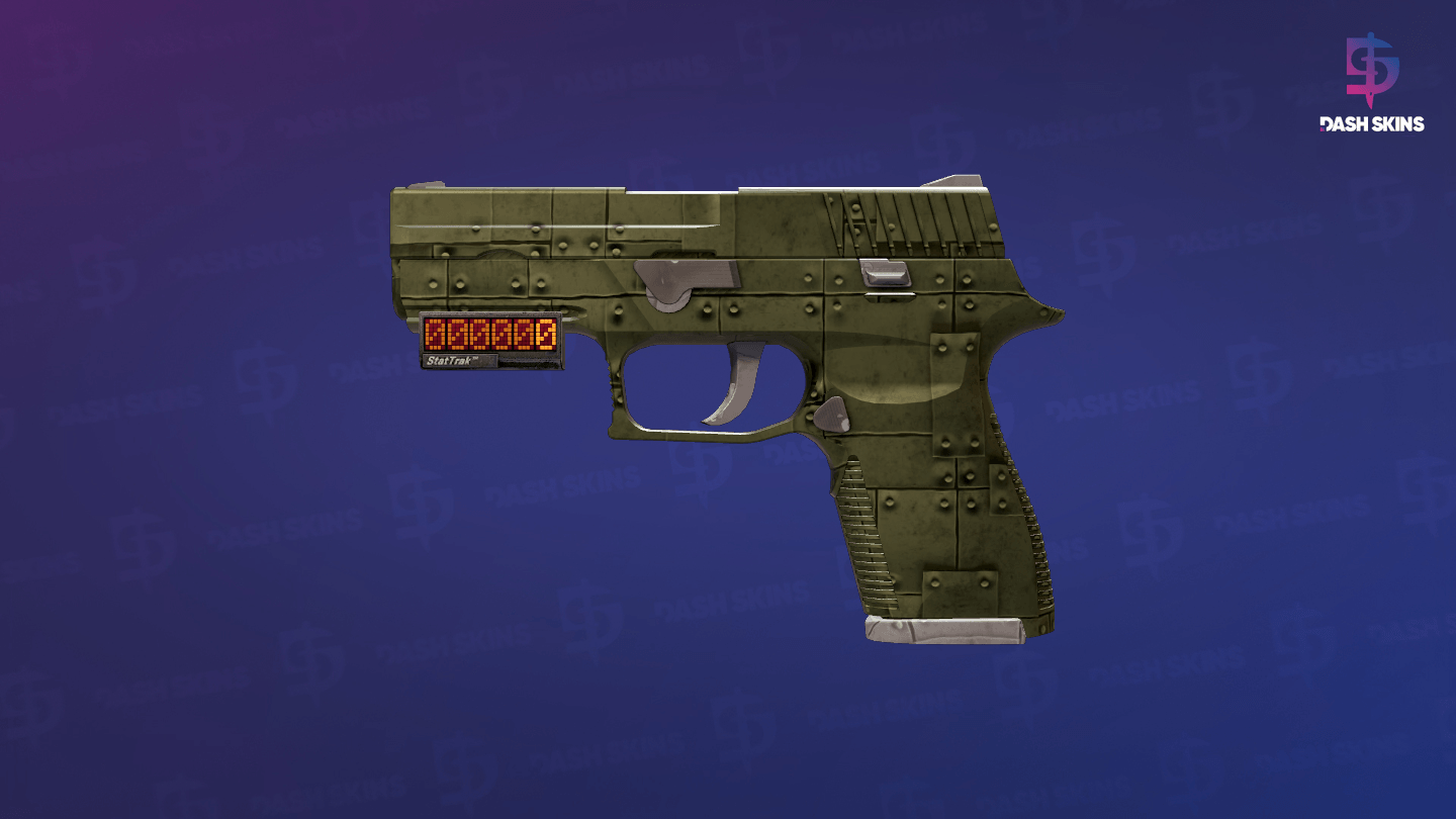StatTrak™ P250 | Iron Clad (Minimal Wear) Screenshot Playside