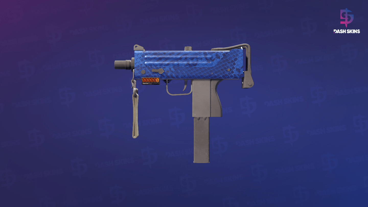 StatTrak™ MAC-10 | Lapis Gator (Field-Tested) Screenshot Playside