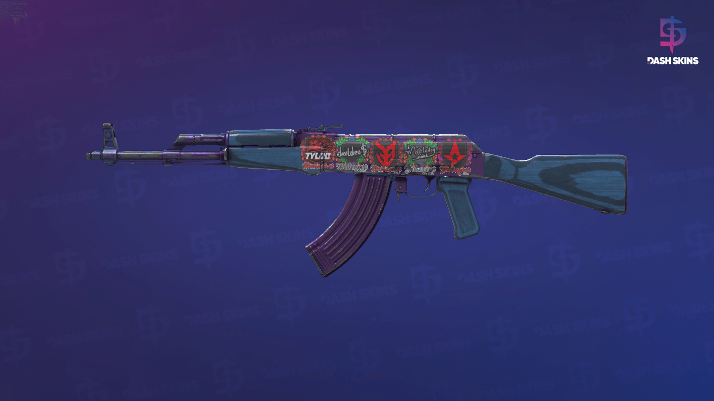 AK-47 | Midnight Laminate (Field-Tested) Screenshot Playside