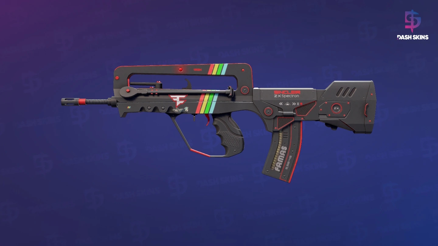 FAMAS | ZX Spectron (Well-Worn) Screenshot Playside