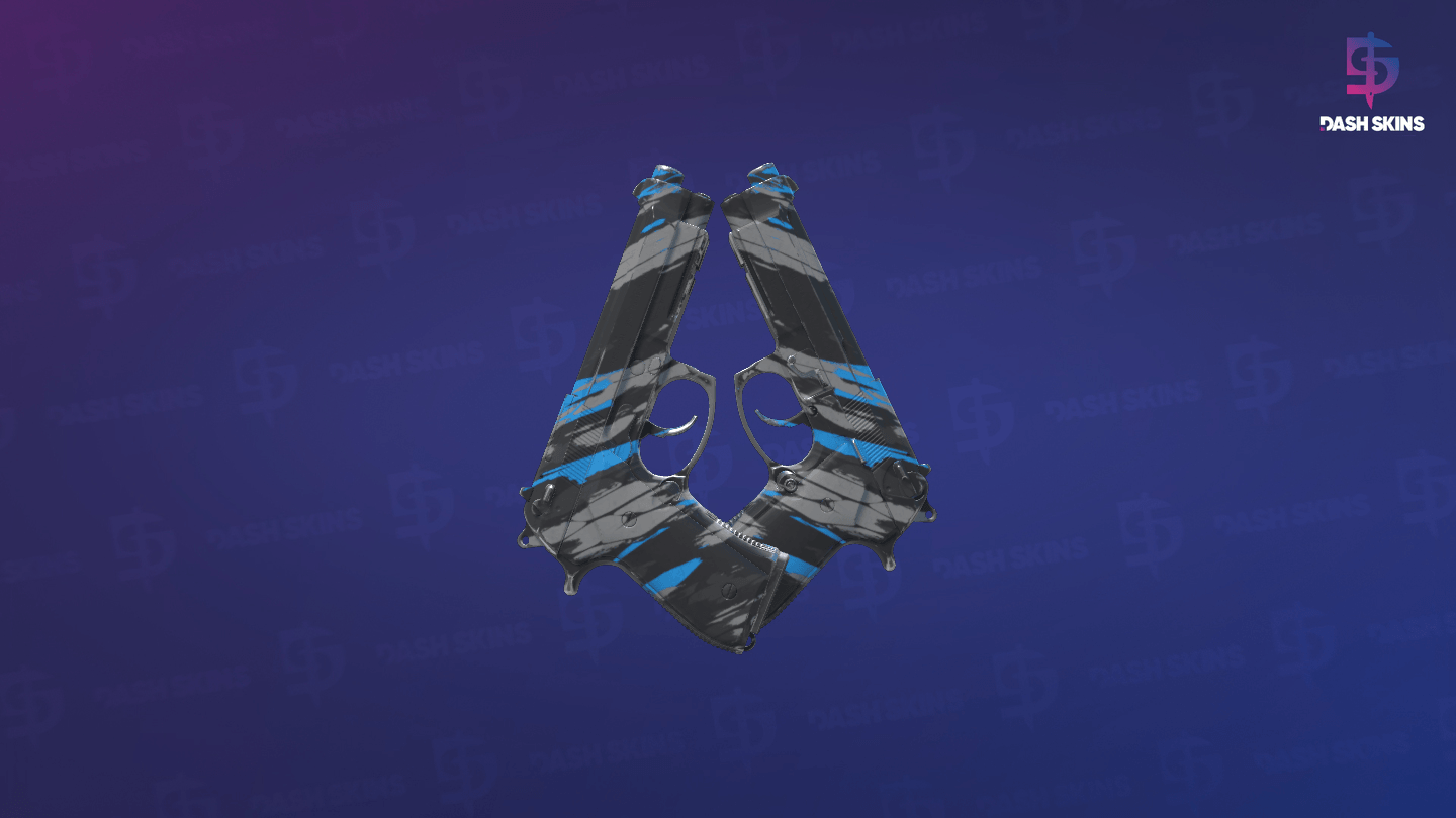 Dual Berettas | Shred (Minimal Wear) Screenshot Playside