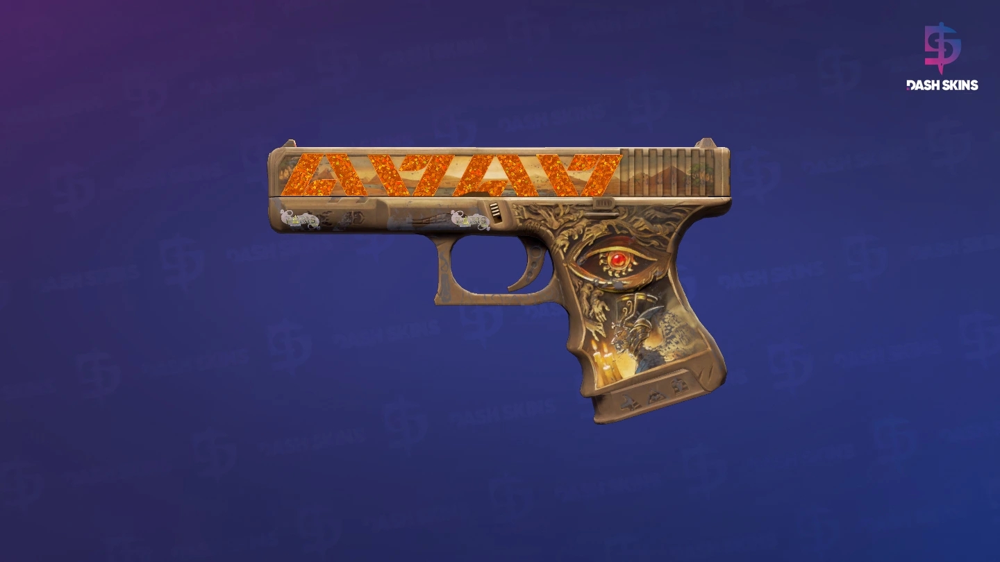 Glock-18 | Ramese's Reach (Field-Tested) Screenshot Playside