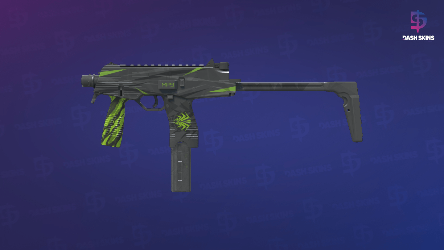 MP9 | Deadly Poison (Minimal Wear) Screenshot Playside