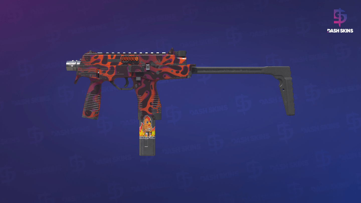 StatTrak™ MP9 | Ruby Poison Dart (Field-Tested) Screenshot Playside