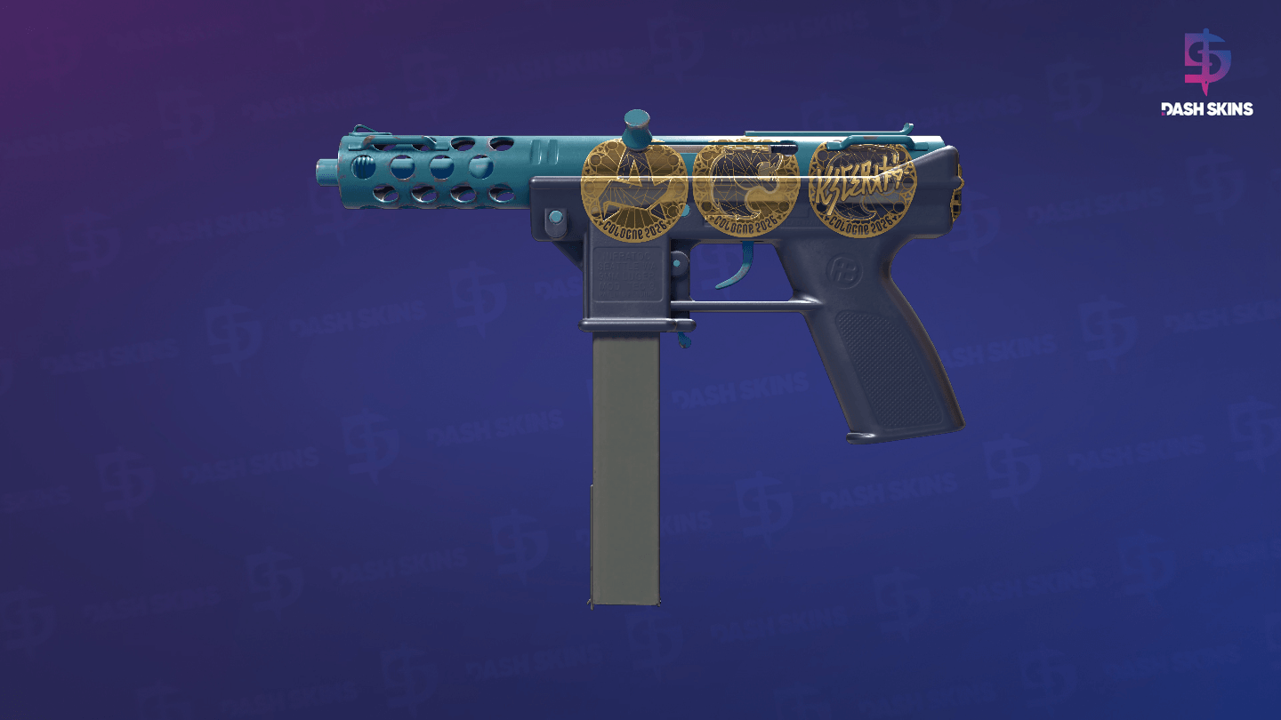 Souvenir Tec-9 | Blue Blast (Minimal Wear) Screenshot Playside