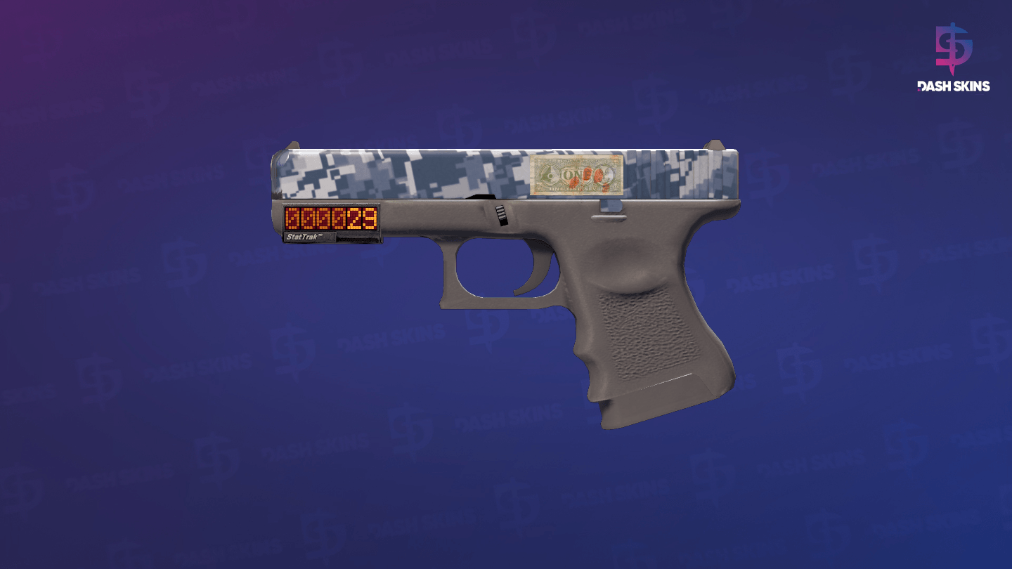 StatTrak™ Glock-18 | Steel Disruption (Factory New) Screenshot Playside