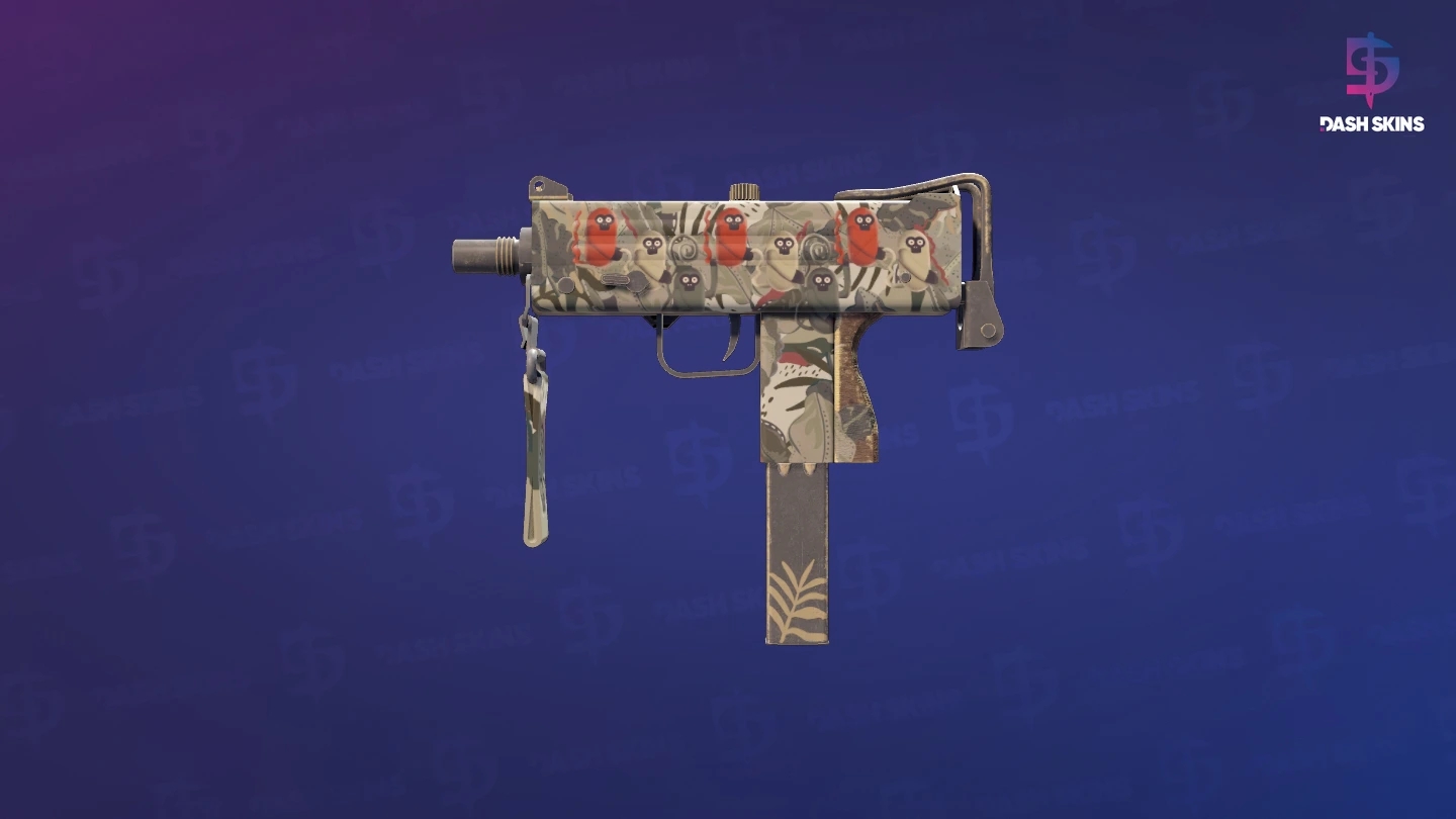 MAC-10 | Monkeyflage (Factory New) Screenshot Playside