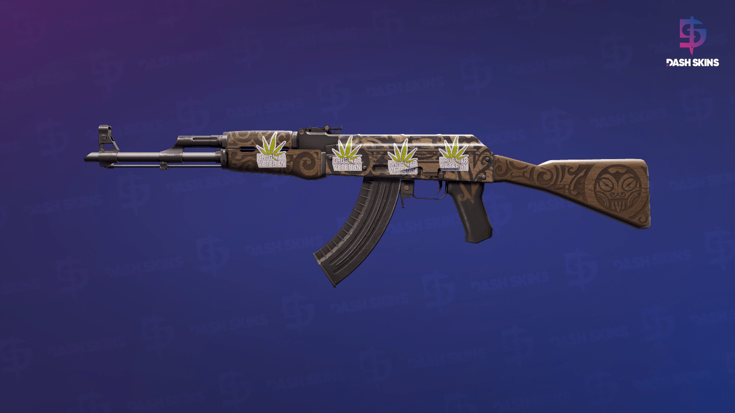AK-47 | Uncharted (Minimal Wear) Screenshot Playside